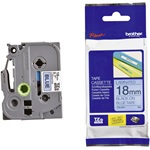 Brother TZe541 18mm kék alapon fekete festékszalag kék-fekete