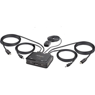 StarTech C2-D46-UC2-CBL-KVM 2-PORT USB-C CABLE KVM SWITCH