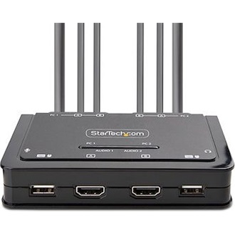 StarTech C2-DH46-UA2-CBL-KVM 2-PORT DUAL-MONITOR KVM SWITCH