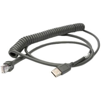 Zebra CABLE - SHIELDED USB SERIES A CONNECTOR 9FT.(2.8M) COILED