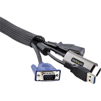 StarTech CABLE MANAGEMENT SLEEVE COMPUTER CABLE PROTECTOR/CORD CO