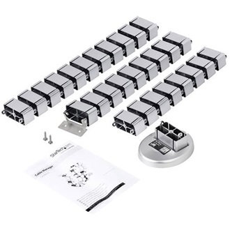 StarTech CABLE MANAGER SPINE 109.5X129MM SILVER