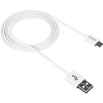 Canyon USB-A 2.0 -> USB-B 2.0 micro M/M adatkábel 1m fehér