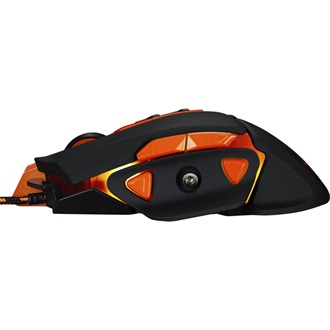 Canyon CND-SGM6N Hazard USB optikai gaming egér fekete-narancssárga