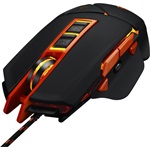 Canyon CND-SGM6N Hazard USB optikai gaming egér fekete-narancssárga