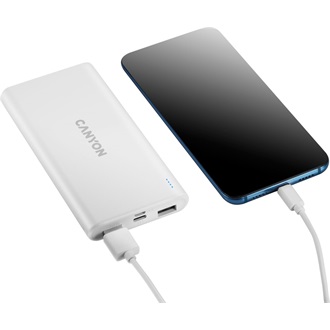 Canyon PB-106 10000mAh LiPo powerbank fehér