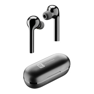 CELLULARLINE FLAG bluetooth fülhallgató SZTEREO (v5.0, TWS, mikrofon, zajszűrő + töltőtok) FEKETE