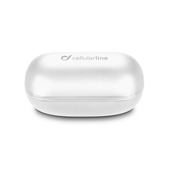 CELLULARLINE PETIT Bluetooth fülhallgató SZTEREO v5.0, aktív zajszűrő + töltőtok, FEHÉR