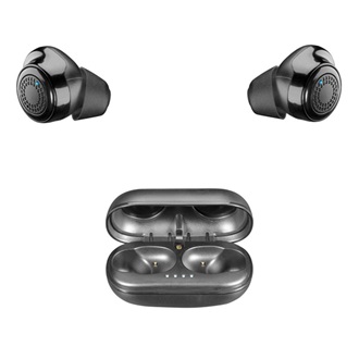 CELLULARLINE PETIT Bluetooth fülhallgató SZTEREO v5.0, aktív zajszűrő + töltőtok, FEKETE