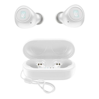 CELLULARLINE PICK Bluetooth fülhallgató SZTEREO v5.0, zajszűrő + töltőtok + csuklópánt, FEHÉR