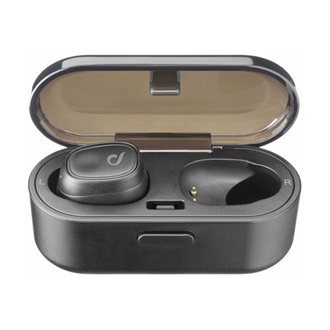 CELLULARLINE SHADOW Bluetooth fülhallgató SZTEREO v5.0, aktív zajszűrő + töltőtok, FEKETE