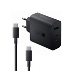 CMF BY NOTHING hálózati töltő USB+2 Type-C aljzat (100W, GaN, PD gyorstöltő + Type-C kábel) SÖTÉTSZÜRKE