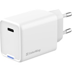 COLORWAY AC töltő GaN Mini CW-CHS057PD-WT 45W PD port PPS USB-C fehér