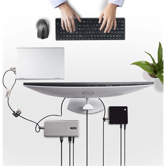 COMPUTER/PERIPHERAL LOCK KIT LAPTOP/DESKTOP 9.8FT CABLE