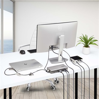 COMPUTER/PERIPHERAL LOCK KIT LAPTOP/DESKTOP 9.8FT CABLE