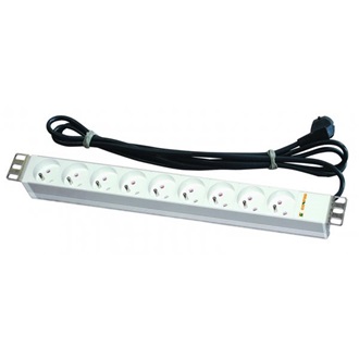 CONTEG hálózati elosztó 19" 9xUTE