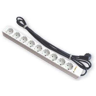 CONTEG hálózati elosztó 19" 9xschuko