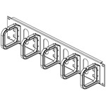 CONTEG kábel rögzítő gyűrűs panel 19" 2U 80/80