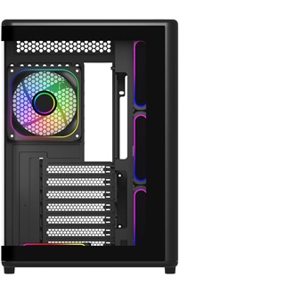 Cooler Master Elite 600 táp nélküli ablakos Mid Tower számítógépház fekete