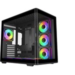 Cooler Master Elite 600 táp nélküli ablakos Mid Tower számítógépház fekete