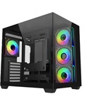 Cooler Master Elite 681 táp nélküli ablakos Mid Tower számítógépház fekete
