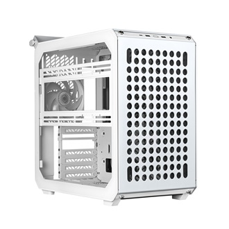 COOLER MASTER Ház Mid ATX QUBE 500 FLATPACK WHITE EDITION, 1db Ventilátorral, Tápegység nélkül, fehér