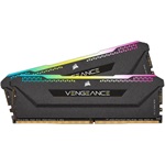 Corsair Vengeance RGB Pro SL 16GB 3200MT/s DDR4 memória CL16 Kit of 2 fekete RGB