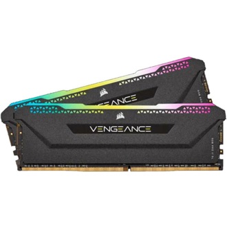 Corsair Vengeance RGB Pro SL 16GB 3200MT/s DDR4 memória CL16 Kit of 2 fekete RGB