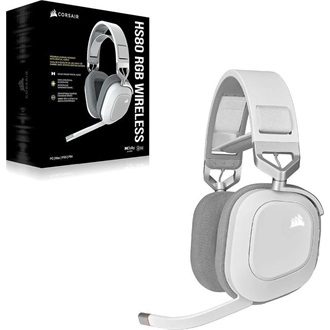 Corsair HS80 MAX Wireless gaming fejhallgató headset fehér