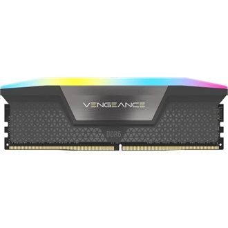 Corsair Vengeance RGB 32GB 6000MT/s DDR5 memória CL38 Kit of 2 szürke RGB