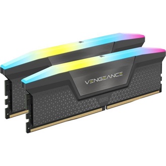 Corsair Vengeance RGB 32GB 6000MT/s DDR5 memória CL38 Kit of 2 szürke RGB