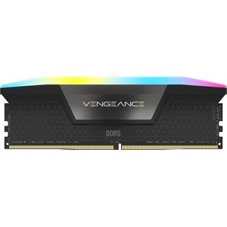 Corsair Vengeance RGB 8GB 5200MT/s DDR5 memória CL40 fekete RGB
