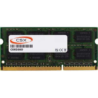 CSX 4GB 1600MT/s DDR3 - SODIMM memória zöld