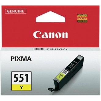 Canon CLI551Y yellow tinta| iP7250/MG5450/MG6350