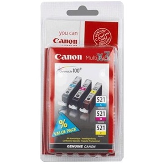 Canon CLI-521 C/M/Y MULTIPACK BLISTER COLOUR tintapatron 3-color