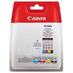 Canon CLI-571 C/M/Y/BK MULTI BL BLISTER WITHOUT SECURITY tintapatron 4-color