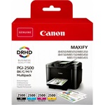 Canon PGI-2500 BK/C/M/Y MULTI VALUE PACK (BLACK + COLOUR) tintapatron 4-color