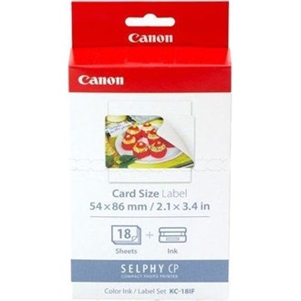 Canon KC-18IF, 18db 54x86mm tintapatron + fotópapír