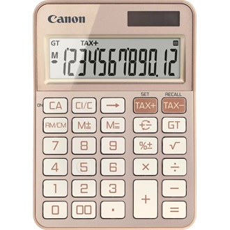 Canon KS-125KB számológép rózsaszín-arany