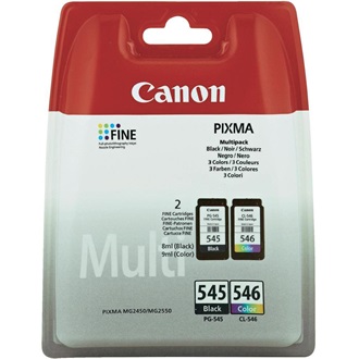 Canon PG-545/CL-546 MULTIPACK W/O SEC VALUE PACK BLACK & COLOUR CTDGS