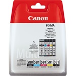 Canon PGI-580/CLI-581 BK/CMYK MULTI PACK BL W/O SECURITY tintapatron 4-color