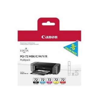 Canon PGI-72 MBK/C/M/Y/R MULTI PACK PGI-72 MBK/C/M/Y/R MULTI PACK tintapatron 4-color