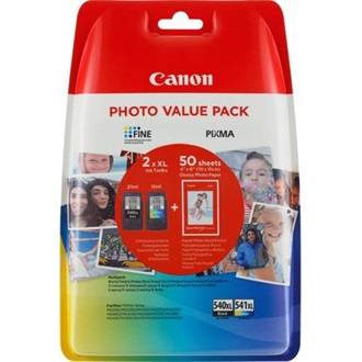 Canon PG-540L/CL-541XL/GP-501 Photo Value Pack tintapatron + fotópapír 4-color