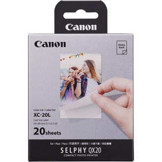 Canon XC-20L, 20db 54 x 85mm, QX20 tintapatron + fotópapír