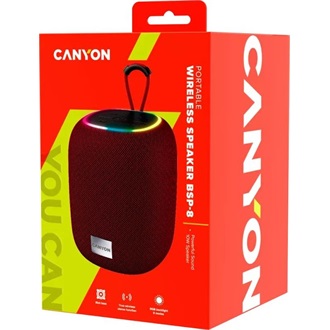 Canyon BSP-8 1800mAh 1.0 hangszóró piros