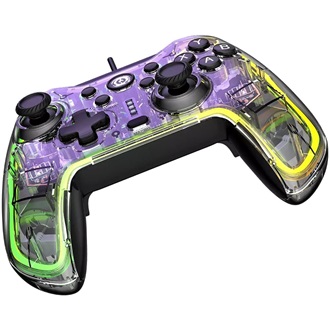 Canyon Brighter GPW-02 Bluetooth / USB-C gamepad játékvezérlő átlátszó