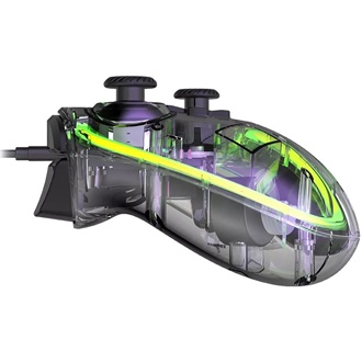 Canyon Brighter GPW-02 Bluetooth / USB-C gamepad játékvezérlő átlátszó