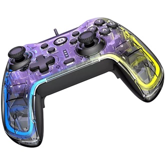 Canyon Brighter GP-02 USB-C gamepad játékvezérlő átlátszó