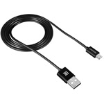 Canyon CNE-CFI1B Apple USB-A 2.0 - Lightning M/M adatkábel 1m fekete (round)