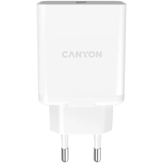Canyon CNE-CHA36W01 36W univerzális hálózati töltő adapter fehér (QC3.0)